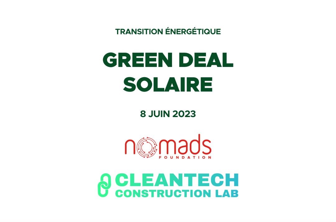 Conférence Green Deal Solaire