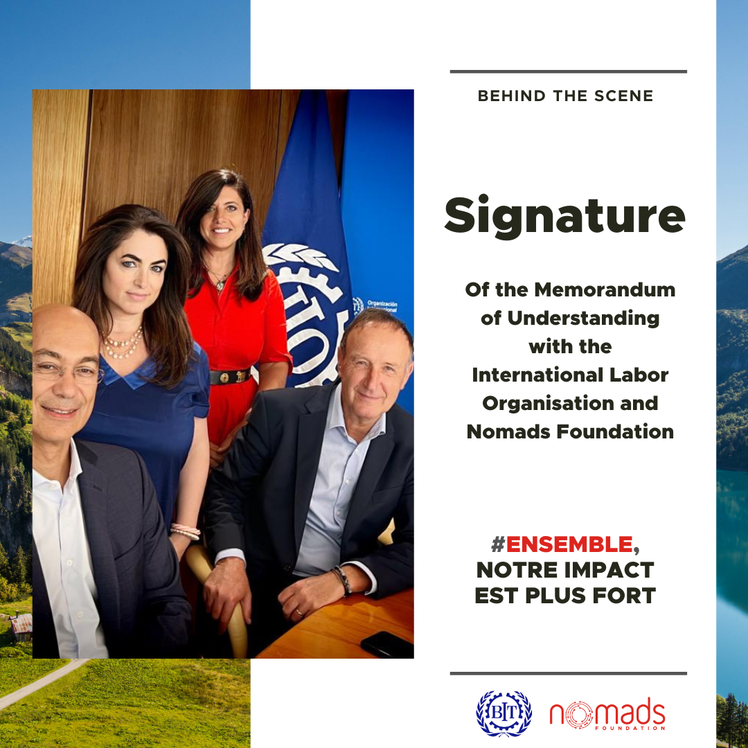 ILO (BIT) - signature du MoU avec Nomads